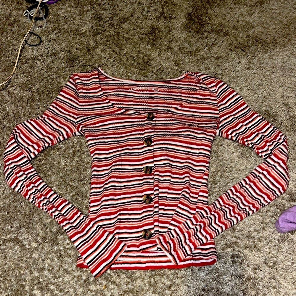 pattern long sleeve aero shirt